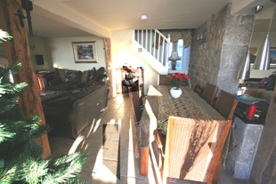 The Lounge and Dining Area, Whiteley Royd Farm, Hebden Bridge