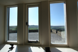 View from ground floor bedroom, Whiteley Royd Farm, Hebden Bridge